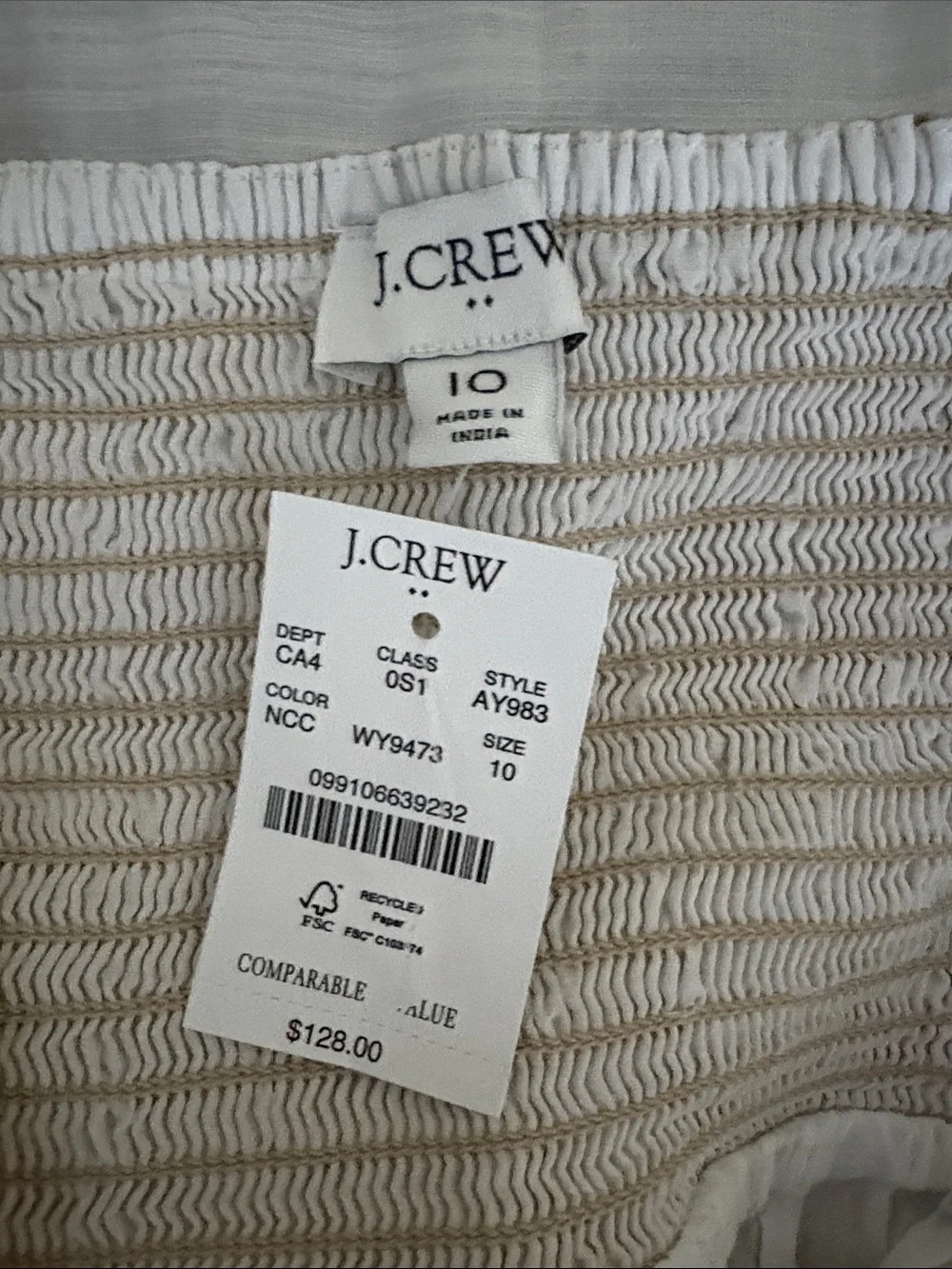 J. Crew sleeveless maxi